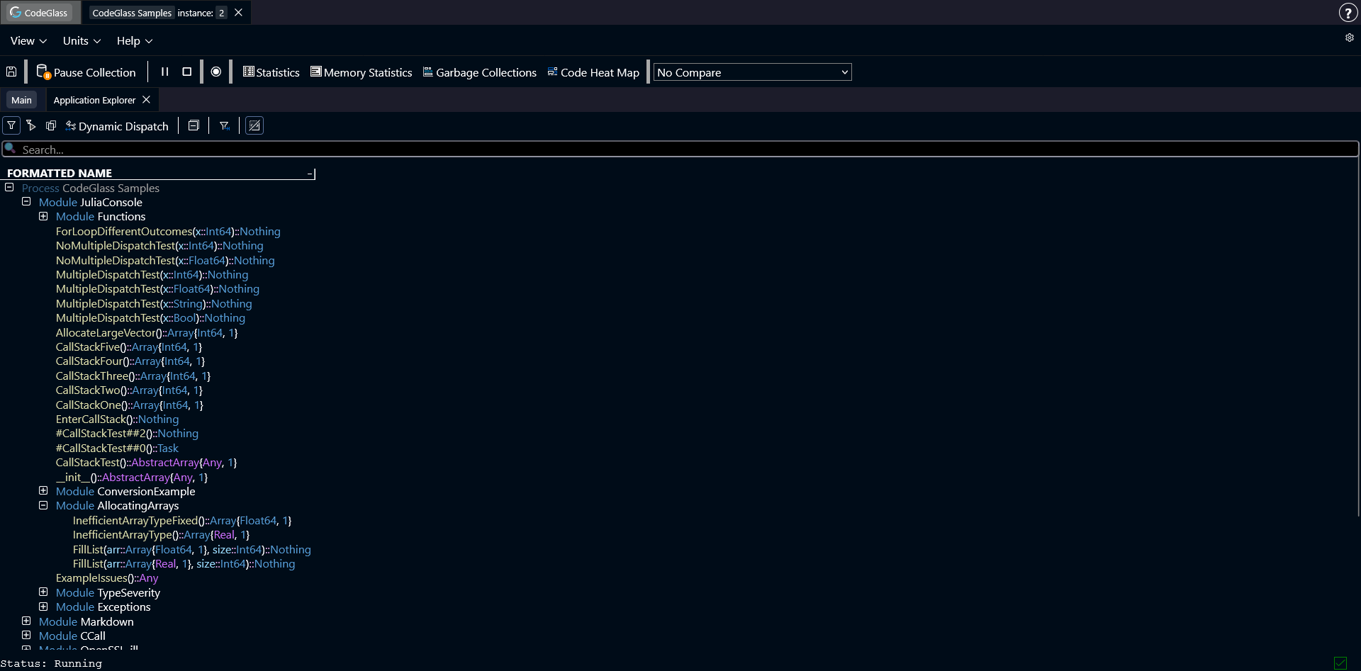 Application Explorer