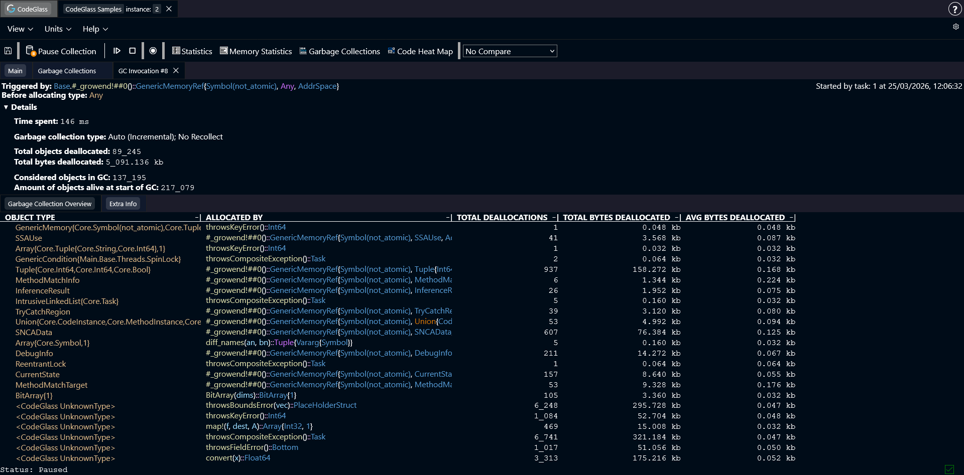 Garbage Collection Details